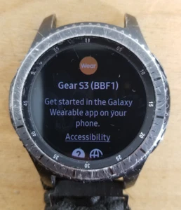 Samsung Gear S3 Frontier 46mm Steel Case - WIFI - Dark Gray SM-R765-A - Bild 1 von 8