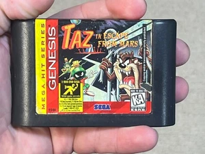 Taz in Escape from Mars - Authentic Sega Genesis Game - Tested & Polished - Picture 1 of 3