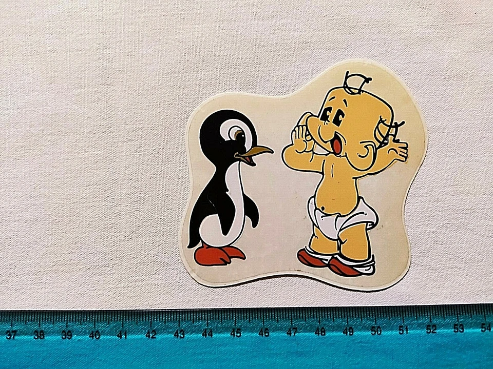 Autocollant Pinguin Enfant Vintage Années 80 OLD STICKER - Bild 1 von 1