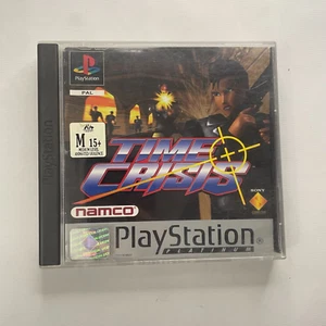 Time Crisis | Sony Playstation 1 PS1 PSX PAL Platinum Game + Manual | AUS Seller - Picture 1 of 3