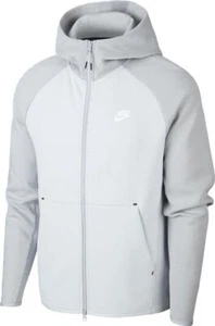 New Nike Tech Fleece Hoodie Mens Gray/Grey Full Zip Hoody 3XL-Tall 928483-043 - Picture 1 of 3