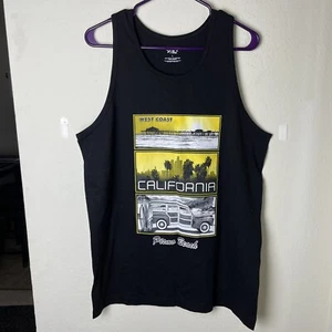 Canotta uomo Pismo Beach West Coast California taglia large shaka wear shirt - Foto 1 di 5
