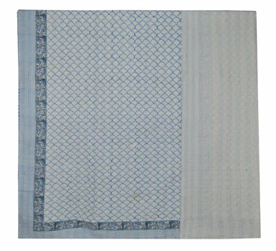 Colcha Kantha de algodão queen com estampa de bloco de mão indiana colcha Gudari - Imagem 1 de 4
