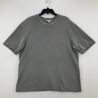 James Perse Shirt Mens Small S 1 Faded Gray Short Sleeve Crew Tee Cotton Casual - Image 1 of 4