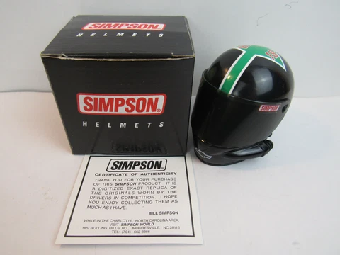 Simpson Signature Edition Mini Helmet Bobby Labonte Winston Cup Cover