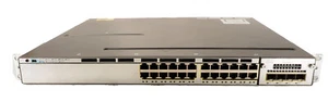 Cisco Catalyst 3750X Series WS-C3750X-24T-S V01 Switch C3KX-NM-1G Module No PSU - Picture 1 of 10