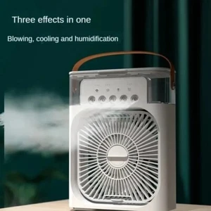5-Hole USB Cooling Fan Desktop Humidifier | Portable Hydrocooling Mist Spray Fan - Picture 1 of 9