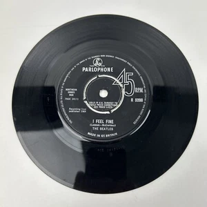 The Beatles - I Feel Fine / She's A Woman 7" Vinyl 45 Single 1964 Record Vg - Picture 1 of 11
