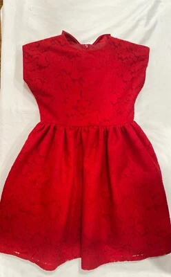 Elegante Vestido de Fiesta Princesa Persiguiendo Luciérnagas Rojo Niñas, Ocasión Especial  Foto 1 de 4