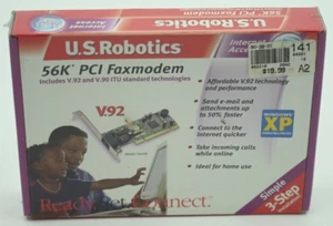 Vintage NOS US Robotics USR5660A 56 Kbps NOWY fabrycznie zapieczętowany - Zdjęcie 1 z 3