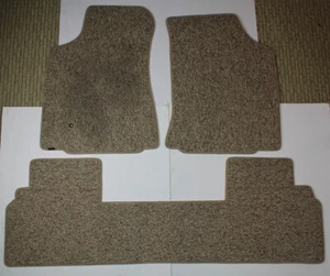 Beige Lloyd Berber2 Carpet 3pc Floor Mats for 2004-2006 Toyota Tundra Double Cab - Picture 1 of 1