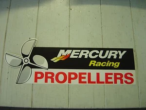 MERCURY OUTBOARD PARTS "MERCURY RACING" PROPELLERS DECAL - STICKER - Picture 1 of 2