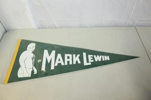 Vintage Felt Souvenir Pennant Green Mark Lewin Wrestler 29-3/4" With Cover - Picture 1 of 11