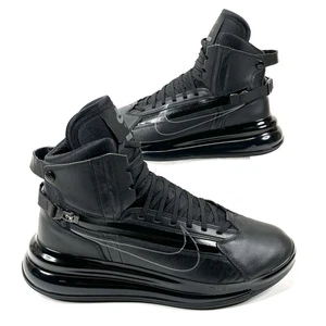 Nike Air Max 720 Saturn Blackout Triple Schwarz Silber Herrenschuh Größe 11 FAST NEUWERTIG - Bild 1 von 23