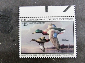 nystamps US Duck Stamp # RW62 Mint OG NH L18x2776 - Imagen 1 de 2