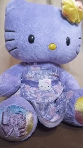 Build A Bear Hello Kitty Purple Love With Original Bow - Picture 1 of 9