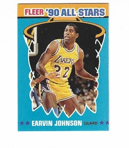 1990-91 Fleer - All-Stars Magic Johnson #4-MINT CONDITION - Picture 1 of 2