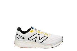 New Balance Fresh Foam 680 V8 Bianco/Zenzero/Limone Taglia 13 Nuovo - Foto 1 di 6