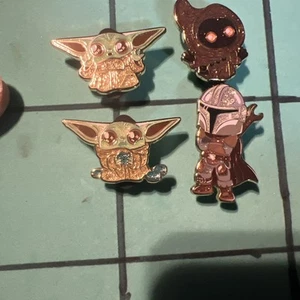 Mandalorian/Grogu Star Wars Set Of 4 UNCommons Figpin Mystery Mini Series - Picture 1 of 1