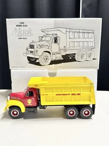 1960 Model B-61 Mack Shell Die Cast Metal Dump Truck 1/34 Scale NOS Open Box - Picture 1 of 12