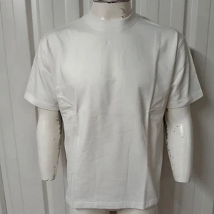 Illicit Bloc Mens Large 10oz Fitted Apres T-Shirt White 300GSM 100% Cotton - Picture 1 of 10