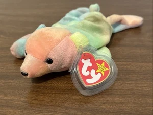 Juguete de peluche Ty Beanie Babies "Sammy" The Tie Tye Dye Bear 1999 nuevo etiqueta original 8" - Imagen 1 de 6
