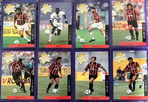 Juego completo Panini Estrellas Europeas 1996 AC Milan x 8 Weah Baggio Boban - Imagen 1 de 1