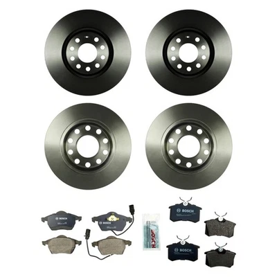 For Audi A4 Quattro 02-06 Brake Kit QuietCast Premium Front & Rear Brake Kit w Foto 1 de 4