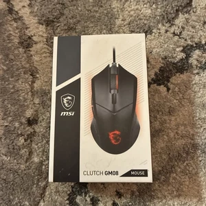 MSI Clutch GM08 Gaming Mouse, 4200 DPI Optical Sensor 3 Adjustable Weights NEW - Picture 1 of 2