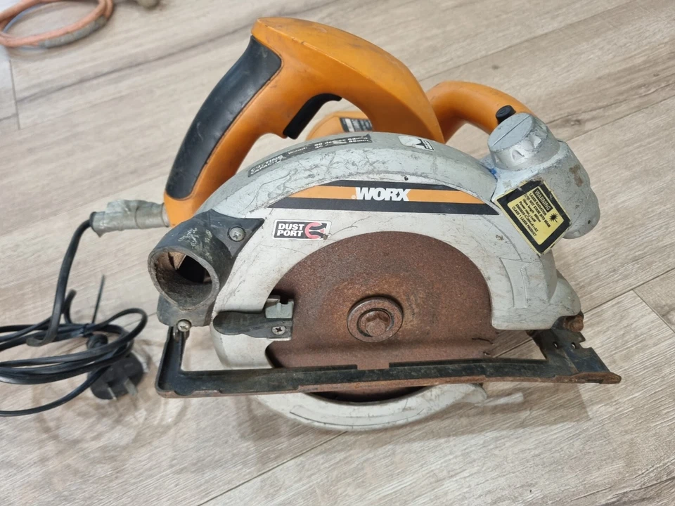 Circular Saw 1500w 185mm 240V power tool Corded + Timber Blade WORX electric  - Image 1 of 4