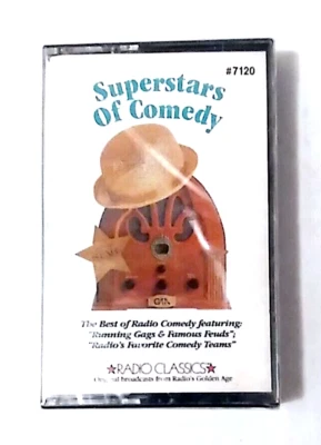 Superstars of Comedy #7120 Radio Classics Favorite Comedy Teams Cassette New - Image 1 of 3