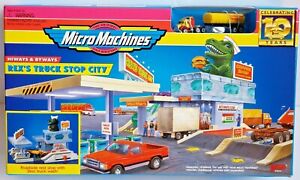 Vintage 90s 1996 Galoob Micro Machines Hiways & Byways Rex's Truck Stop City NOS