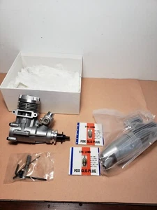 Thunder Tiger Engine - 9141 PRO-46 ABC RC - NIOB & 2 Fox Glow Plugs - Picture 1 of 9