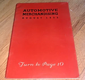 August 1935 KFZ MERCHANDISING Werkstatt Info / Anzeigen / Autos - Bild 1 von 12