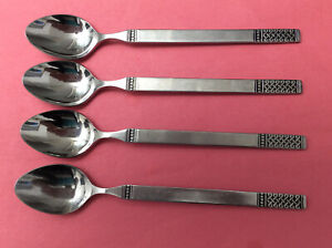 4 MSI DANIKA IRISH / CELTIC KNOT Stainless Iced Tea Spoons (Japan)