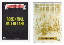 2023 TOPPS GPK ROCK AND ROLL HALL OF LAME GO-GO GEORGE GOLD FOIL MUSIC NOTE 1/5