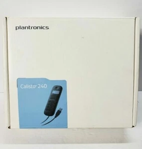 Plantronics Calisto P240 USB Kopfhörer Handy für UC Anwendungen Black 57240.004 - Bild 1 von 3
