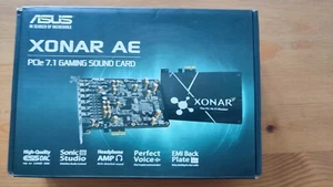 Asus XONAR AE PCIe 7.1 Gaming Surround Sound Card Headphone Amp 24-Bit Hi-Res - Picture 1 of 15