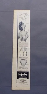 PUB PUBLICITE ANCIENNE ADVERT CLIPPING 240617 / DESSOUS TROIS PIECES LEJABY - Picture 1 of 1