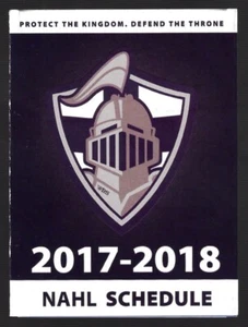 2017-18 Wilkes Barre/Scranton Knights NAHL Hockey Schedule !!! wbsknights.com - Picture 1 of 1