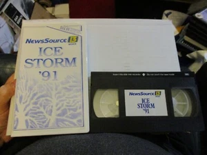 ICE STORM '91 NEWS SOURCE WOKR CHANNEL 13 1991 VHS SUPER RARE ROCHESTER, NY EUC - Picture 1 of 9