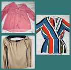Mixed Lot of 3 Womens Tops Blouses Size Small Lulus LC Lauren Conrad Sienna Sky