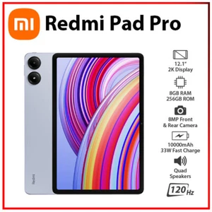 (Wi-Fi) Xiaomi Redmi Pad Pro 8GB+256GBGB BLUE Octa Core Android PC Tablet - Picture 1 of 4
