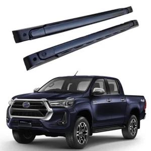 Roof Rack Rails Cross Bar Cargo Bars Fits For Toyota Hilux 2016-2024 Adjustable - Picture 1 of 7