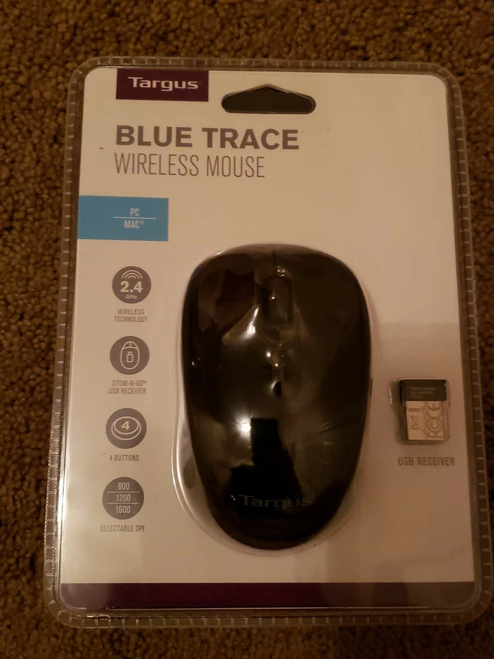 Targus Blue Trace Wireless Optical Mouse (AMW50US) - New - Image 1 of 2