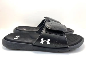 Scarpe Under Armour Donna 10 Ignite Pro Slides Nero/Bianco Cinturino Regolabile - Foto 1 di 13