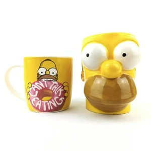 2x Homer Simpson Coffee Mugs The Simpsons Trusted AUS Seller Free Shipping - Picture 1 of 21