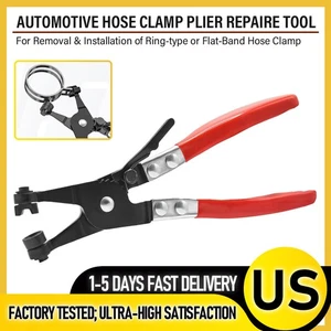 Automotive Hose Clamp Plier Water Oil Pipe Swivel Flat Band Removal Installation - Picture 1 of 6