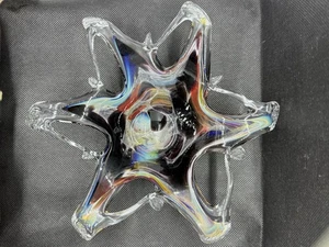 🔥🔥Murano Seestern Stern Schale Schale blau und lila Farbe Sea Life oder Astronomie - Bild 1 von 5