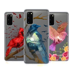 HEAD CASE DESIGNS COLOURFUL BIRDS SOFT GEL CASE FOR SAMSUNG PHONES 1 - Picture 1 of 10